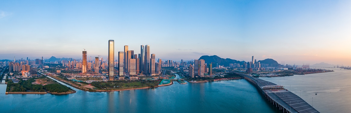 Panoramic view of Qianhai